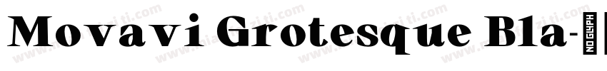 Movavi Grotesque Bla字体转换